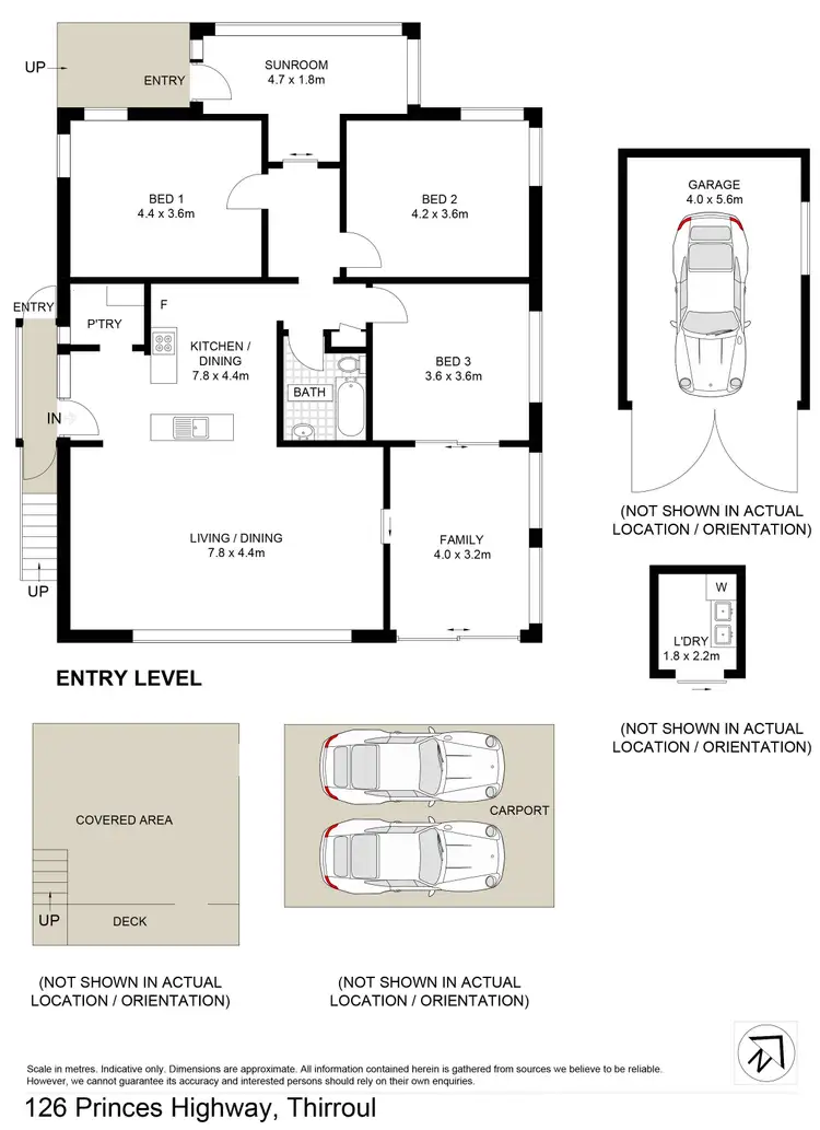 Floorplan of Homely house listing, 126 Princes Highway, Thirroul NSW 2515