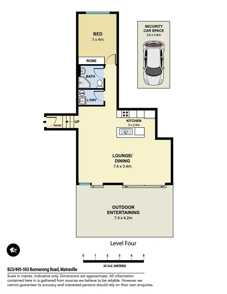 Floorplan of Homely apartment listing, B23/495-503 Bunnerong Road, Matraville NSW 2036
