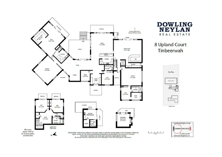 Floorplan of Homely house listing, 8 Upland Court, Tinbeerwah QLD 4563