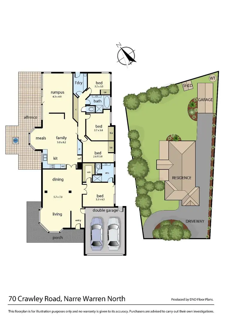 Floorplan of Homely house listing, 70 Crawley Road, Narre Warren North VIC 3804