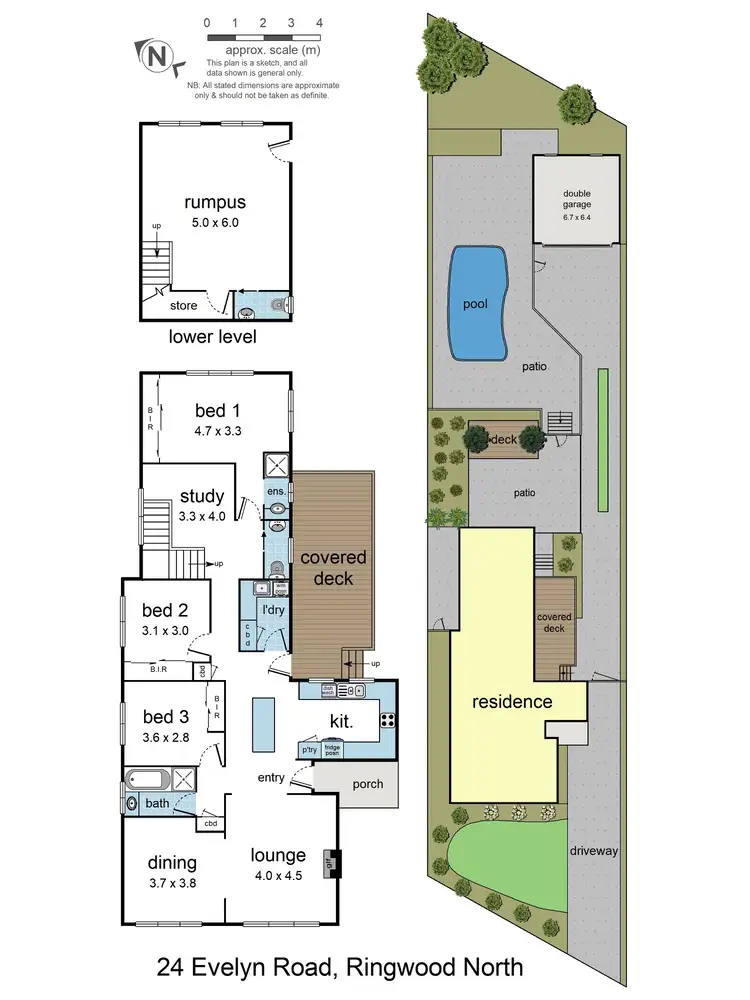 Floorplan of Homely house listing, 24 Evelyn Road, Ringwood North VIC 3134