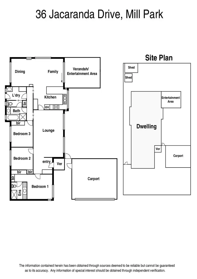 Floorplan of Homely house listing, 36 Jacaranda Drive, Mill Park VIC 3082