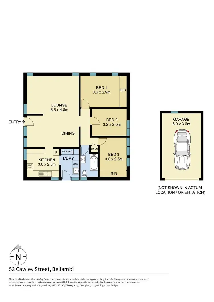 Floorplan of Homely house listing, 53 Cawley Street, Bellambi NSW 2518