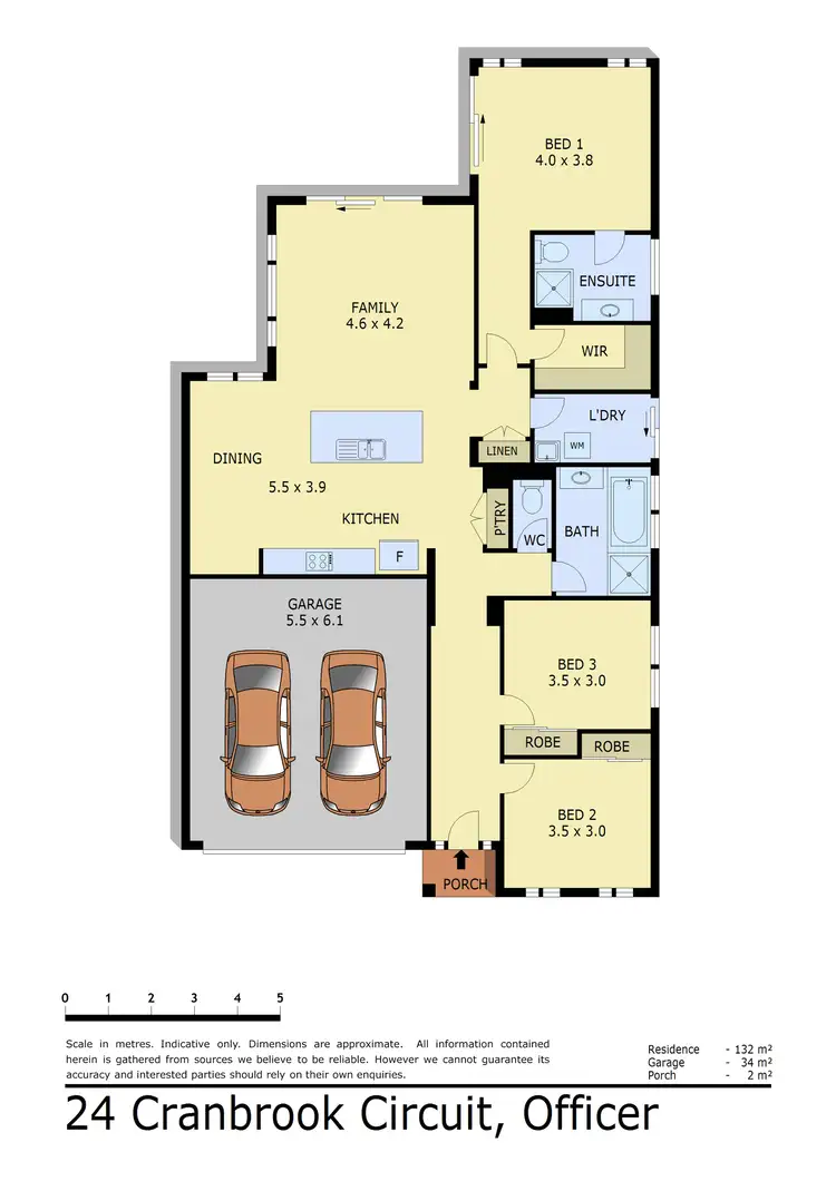 Floorplan of Homely house listing, 24 Cranbrook Circuit, Officer VIC 3809