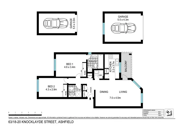 Floorplan of Homely apartment listing, 63/18-20 Knocklayde Street, Ashfield NSW 2131