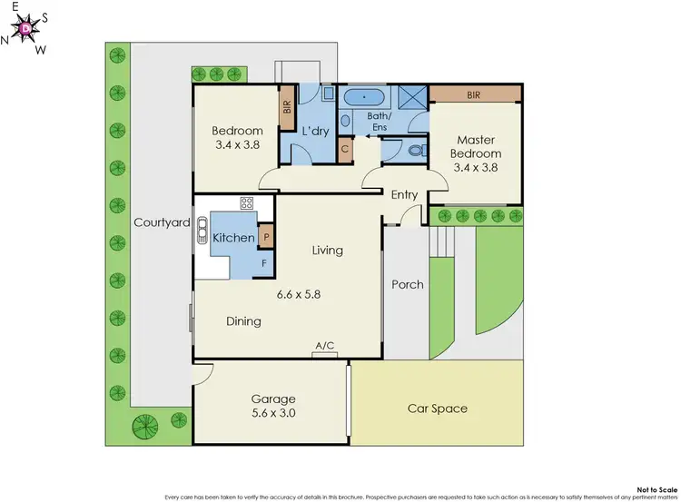 Floorplan of Homely unit listing, 23/11 Hannah Street, Cheltenham VIC 3192