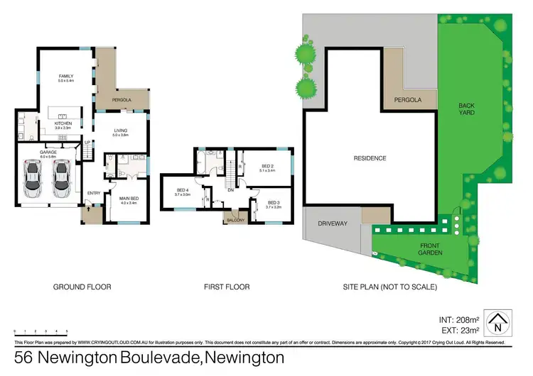 Floorplan of Homely house listing, 56 Newington Boulevard, Newington NSW 2127