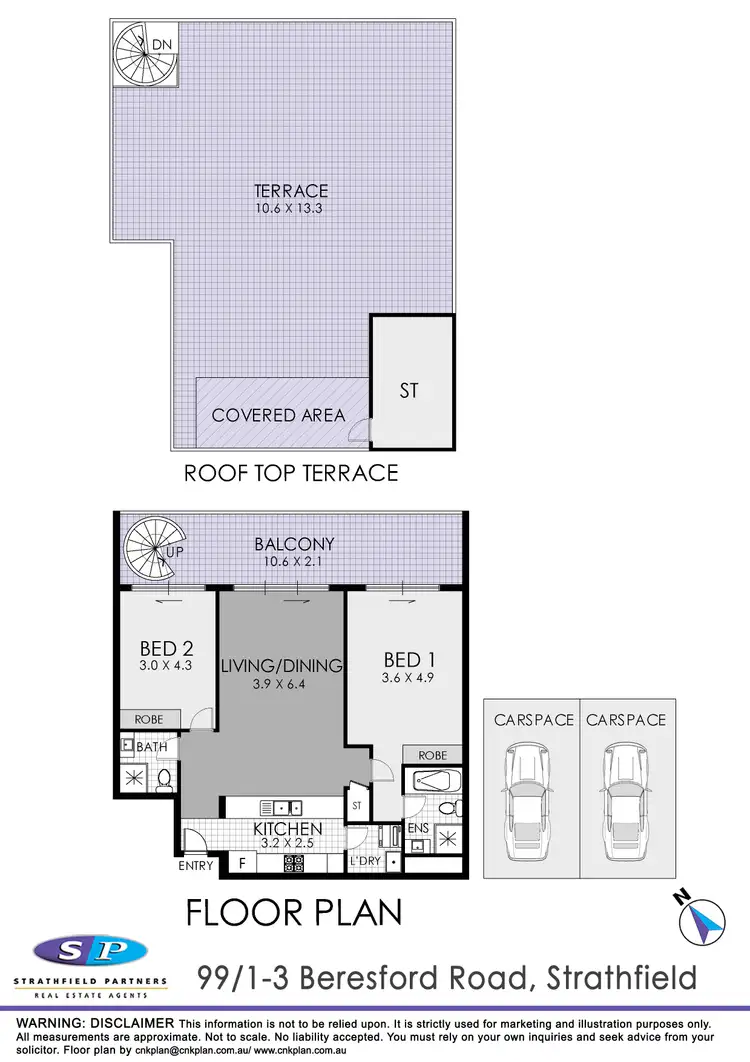 Floorplan of Homely apartment listing, 99/1-3 Beresford Road, Strathfield NSW 2135