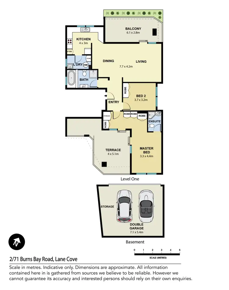 Floorplan of Homely apartment listing, 2/71 Burns Bay Road, Lane Cove NSW 2066