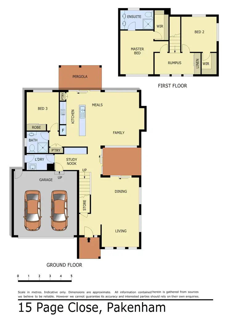 Floorplan of Homely house listing, 15 Page Close, Pakenham VIC 3810