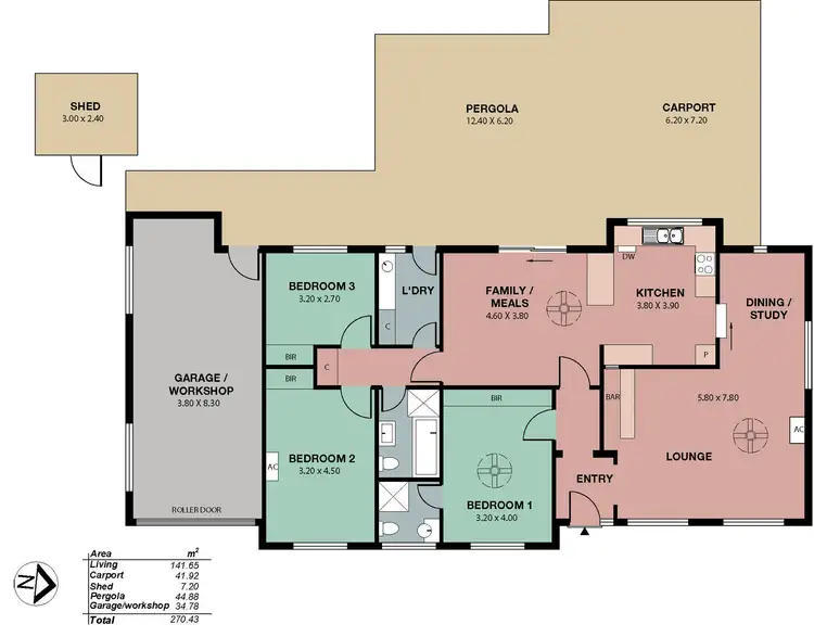 Floorplan of Homely house listing, 2 Ilinga Avenue, Balhannah SA 5242