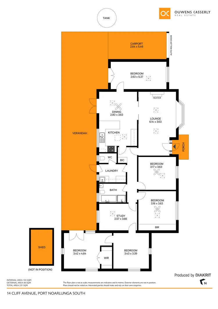 Floorplan of Homely house listing, 14 Cliff Avenue, Port Noarlunga South SA 5167