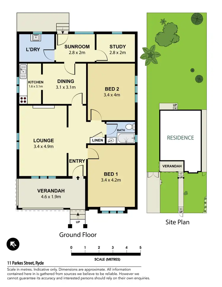 Floorplan of Homely house listing, 11 Parkes Street, Ryde NSW 2112