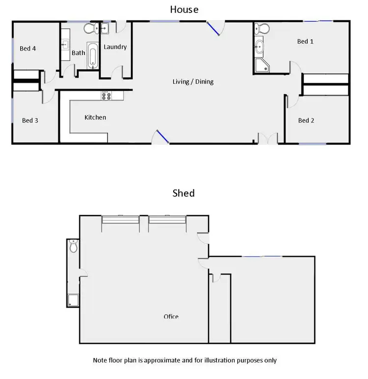 Floorplan of Homely house listing, 493 Morpung Avenue, Irymple VIC 3498