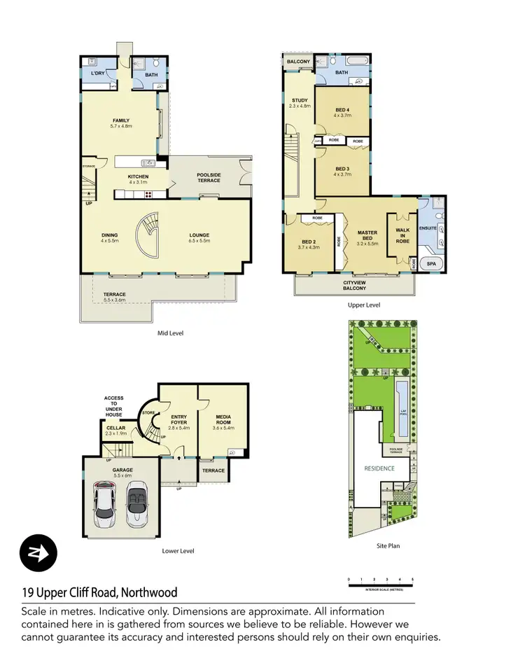 Floorplan of Homely house listing, 19 Upper Cliff Road, Northwood NSW 2066