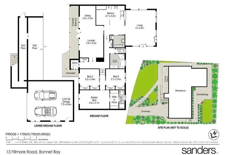 Floorplan of Homely house listing, 13 Fillmore Road, Bonnet Bay NSW 2226