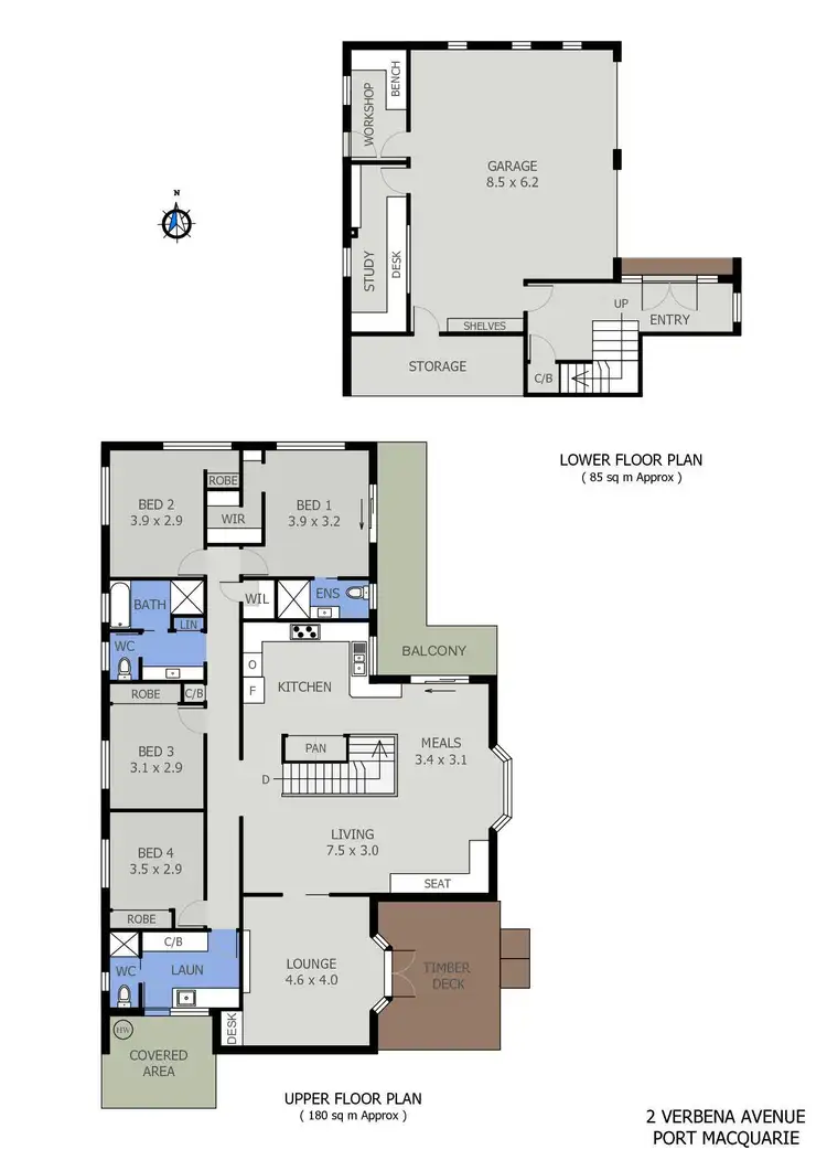 Floorplan of Homely house listing, 2 Verbena Avenue, Port Macquarie NSW 2444