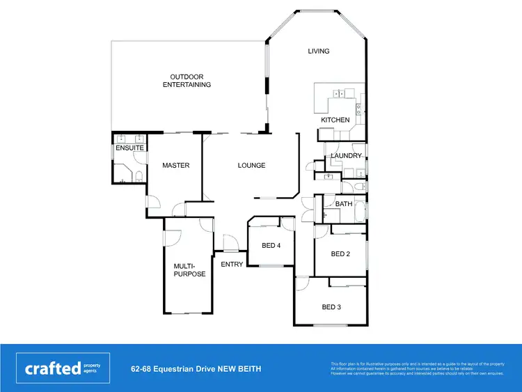 Floorplan of Homely house listing, 62-68 Equestrian Drive, New Beith QLD 4124