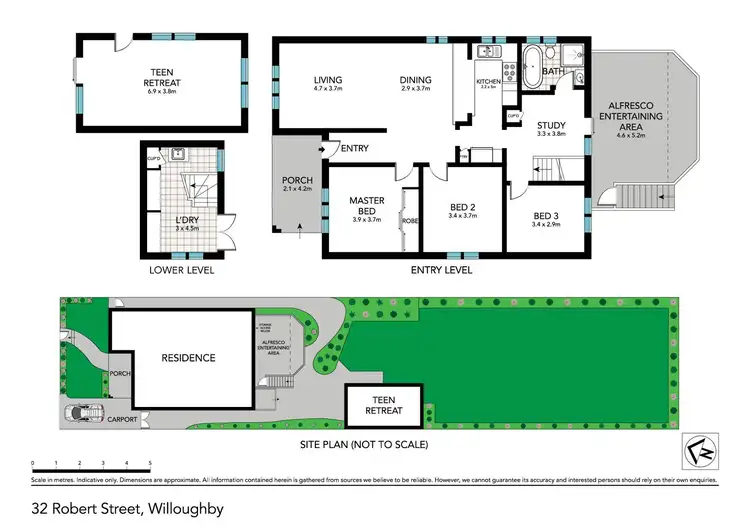 Floorplan of Homely house listing, 32 Robert Street, Willoughby NSW 2068
