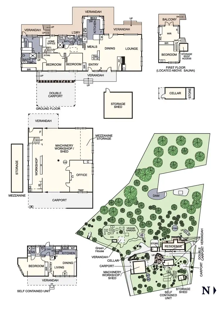 Floorplan of Homely house listing, 195 Church Road, Panton Hill VIC 3759