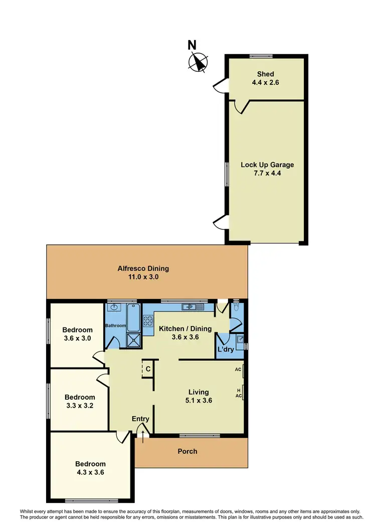 Floorplan of Homely house listing, 2 Buckley Street, Sunshine North VIC 3020