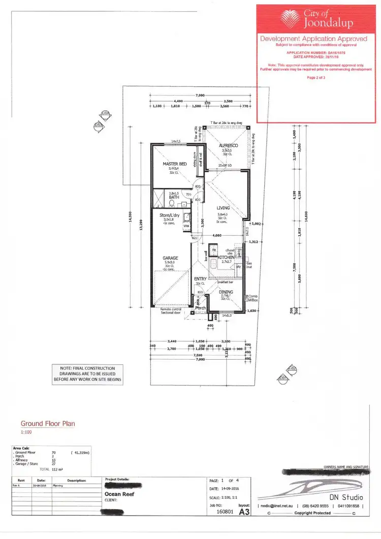 Floorplan of Homely land listing, LOT 2, 2 Winch Place, Ocean Reef WA 6027