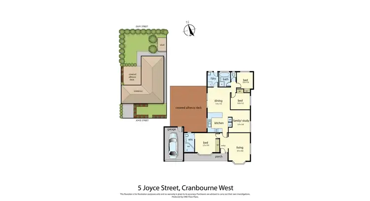 Floorplan of Homely house listing, 5 Joyce Street, Cranbourne West VIC 3977