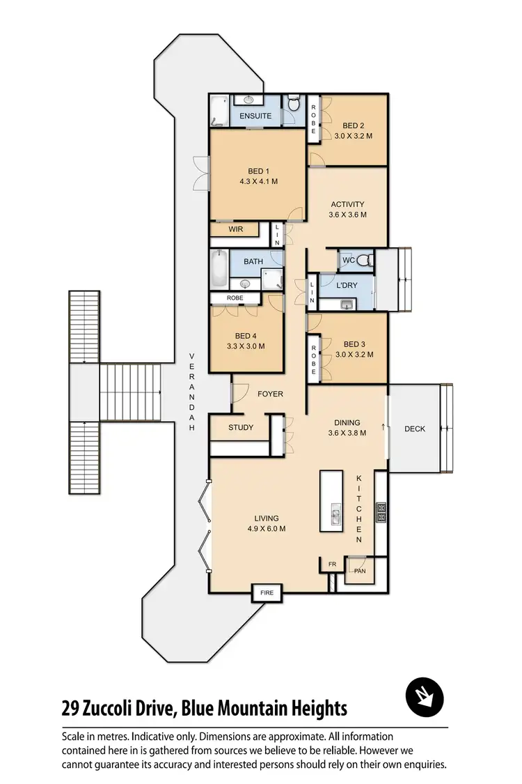 Floorplan of Homely house listing, 29 Zuccoli Drive, Blue Mountain Heights QLD 4350