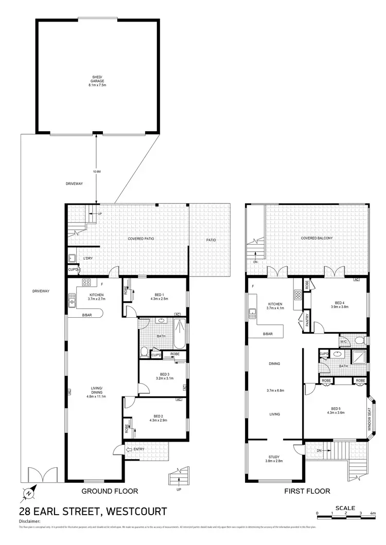 Floorplan of Homely house listing, 28 Earl Street, Westcourt QLD 4870