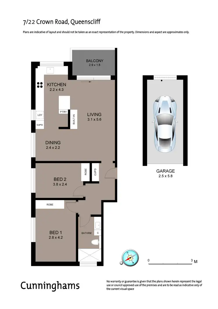 Floorplan of Homely apartment listing, 7/22 Crown Road, Queenscliff NSW 2096