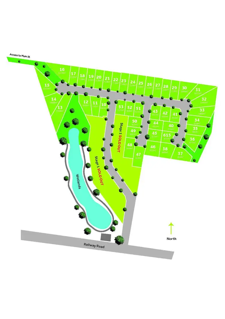 Floorplan of Homely land listing, LOT 12, 27 Birdsong Rise, Neerim South VIC 3831