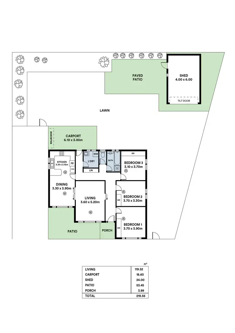 Floorplan of Homely house listing, 11 Trim Drive, Ridgehaven SA 5097