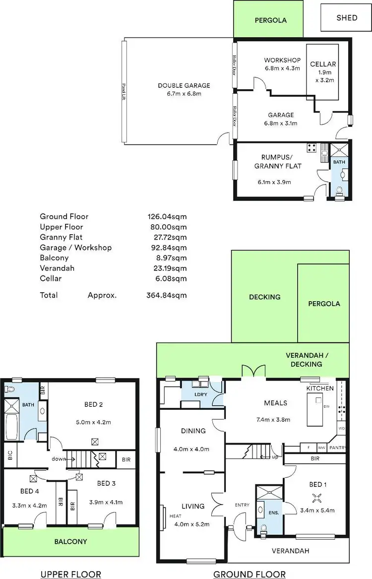 Floorplan of Homely house listing, 62 The Grove, Lower Mitcham SA 5062