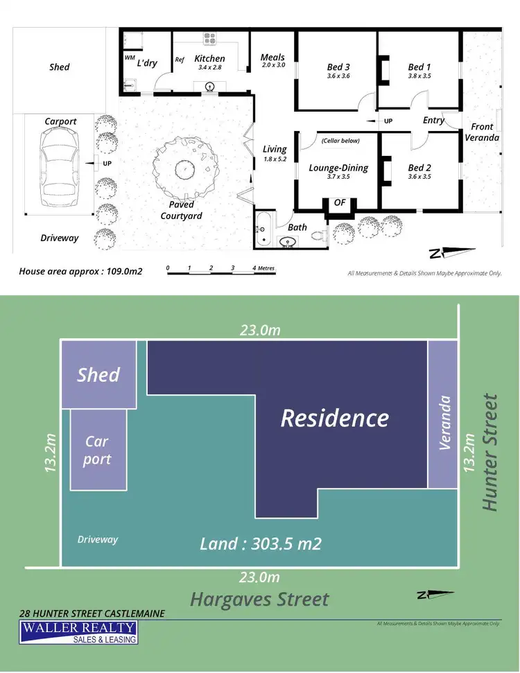 Floorplan of Homely house listing, 28 Hunter Street, Castlemaine VIC 3450