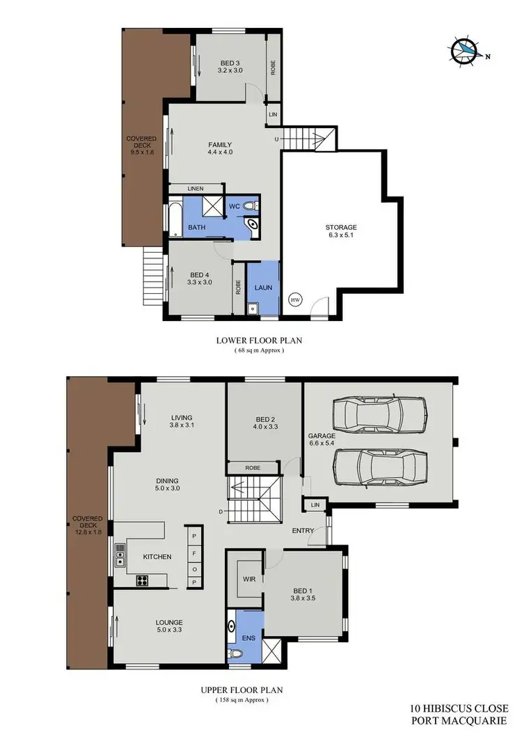 Floorplan of Homely house listing, 10 Hibiscus Crescent, Port Macquarie NSW 2444