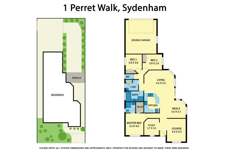 Floorplan of Homely house listing, 1 Perret Walk, Sydenham VIC 3037