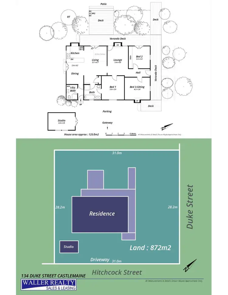 Floorplan of Homely house listing, 134 Duke Street, Castlemaine VIC 3450