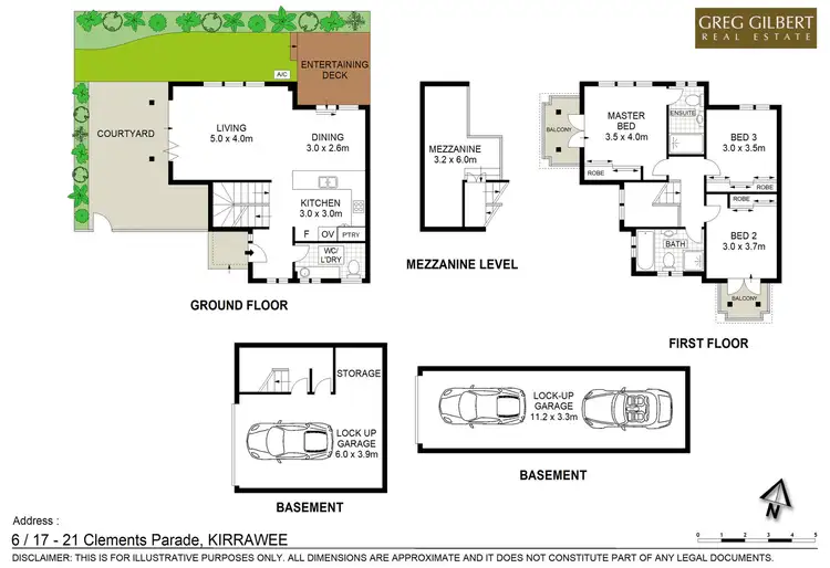 Floorplan of Homely townhouse listing, 6/17-21 Clements Parade, Kirrawee NSW 2232
