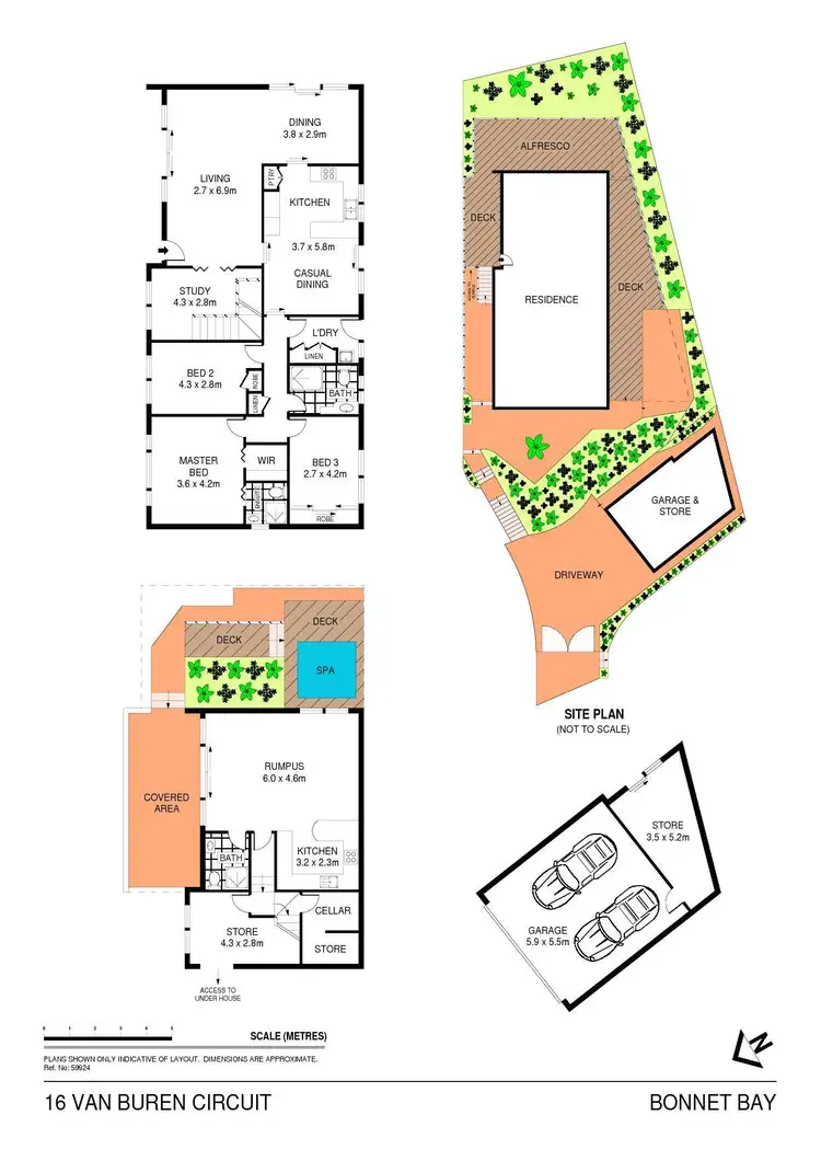 Floorplan of Homely house listing, 16 Van Buren Circuit, Bonnet Bay NSW 2226