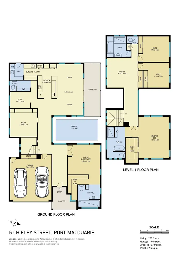 Floorplan of Homely house listing, 6 Chifley Street, Port Macquarie NSW 2444
