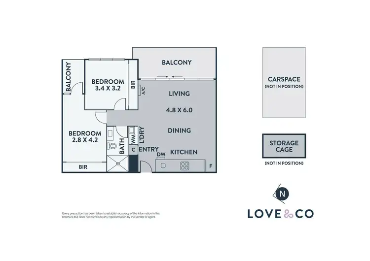 Floorplan of Homely apartment listing, 2.14/105 Dundas Street, Preston VIC 3072