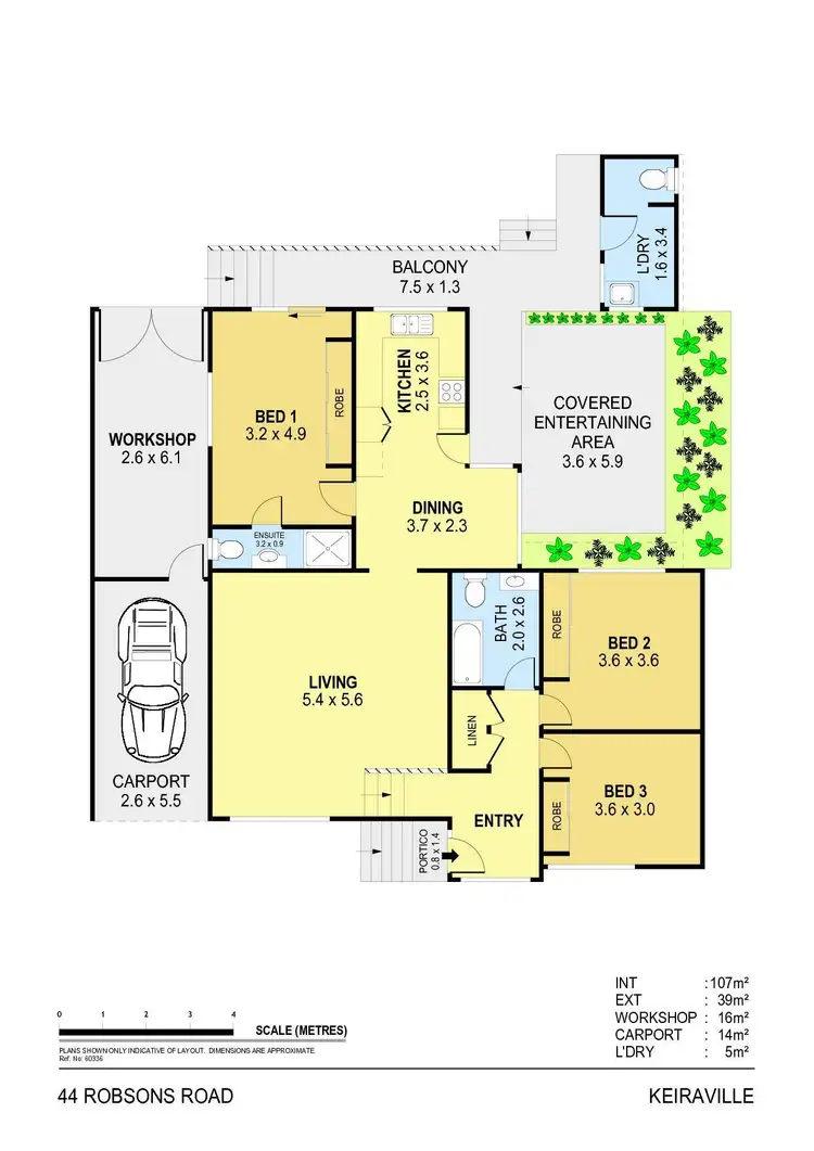Floorplan of Homely house listing, 44 Robsons Road, Keiraville NSW 2500
