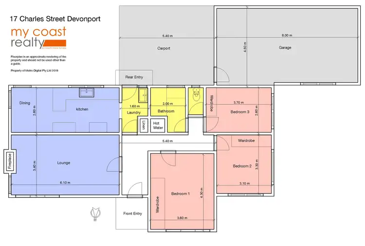 Floorplan of Homely house listing, 12 Hampden Court, Devonport TAS 7310