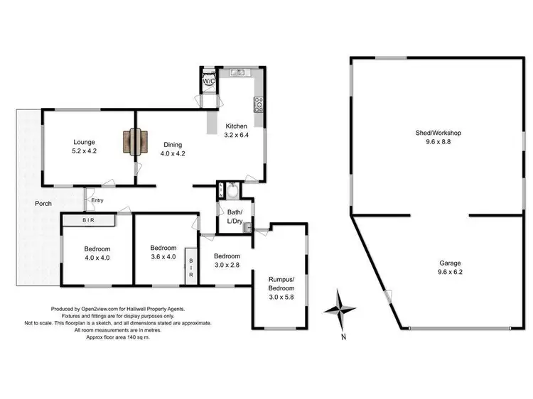 Floorplan of Homely house listing, 89 Lochner Street, Latrobe TAS 7307