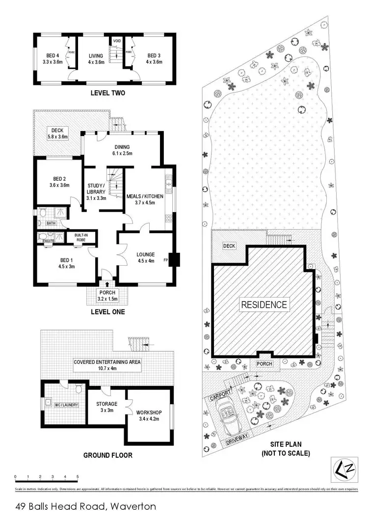 Floorplan of Homely house listing, 49 Balls Head Road, Waverton NSW 2060