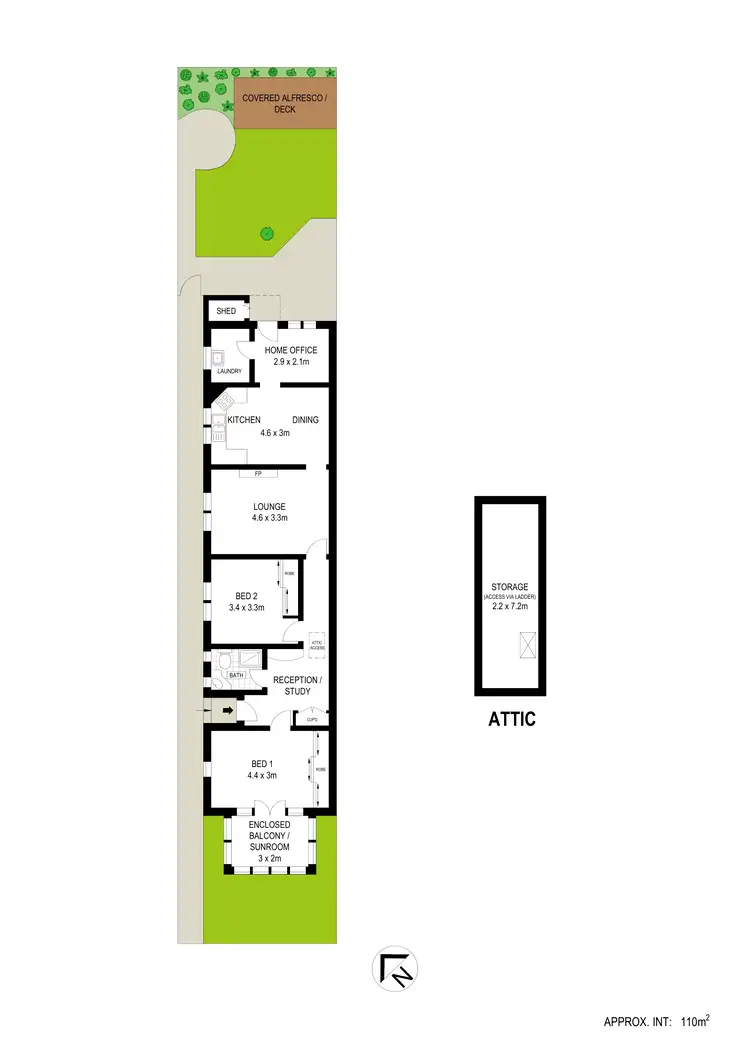 Floorplan of Homely house listing, 15 Stanley Street, Tempe NSW 2044