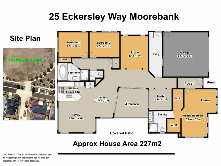 Floorplan of Homely house listing, 25 Eckersley Way, Moorebank NSW 2170