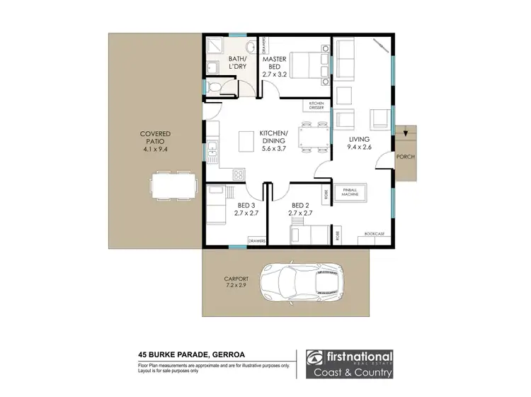 Floorplan of Homely house listing, 45 Burke Parade, Gerroa NSW 2534