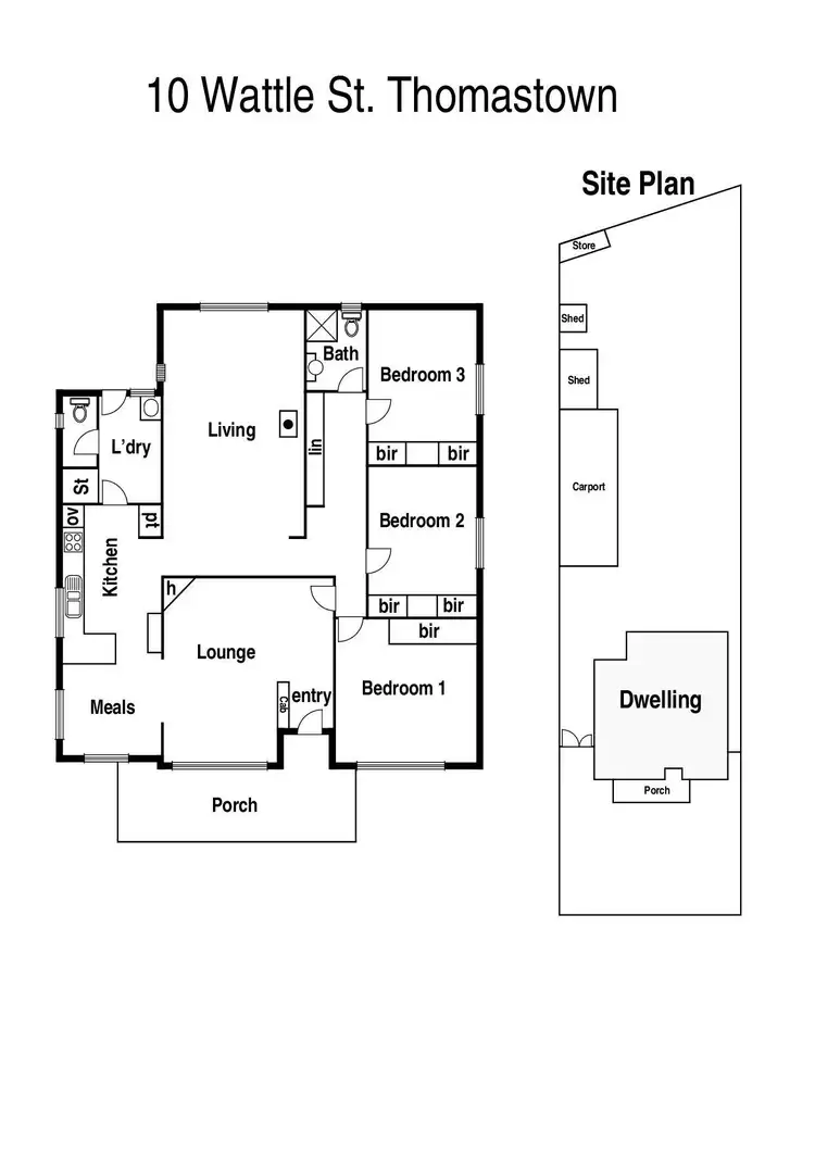 Floorplan of Homely house listing, 10 Wattle Street, Thomastown VIC 3074