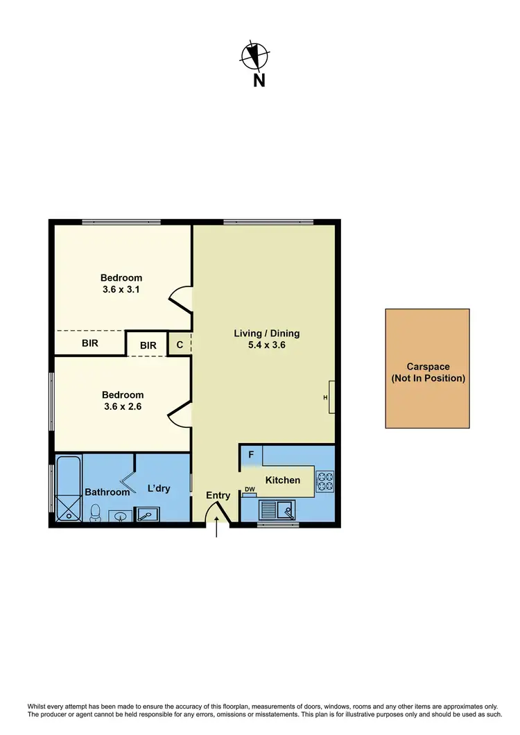 Floorplan of Homely apartment listing, 1/67 Monash Street, Sunshine VIC 3020